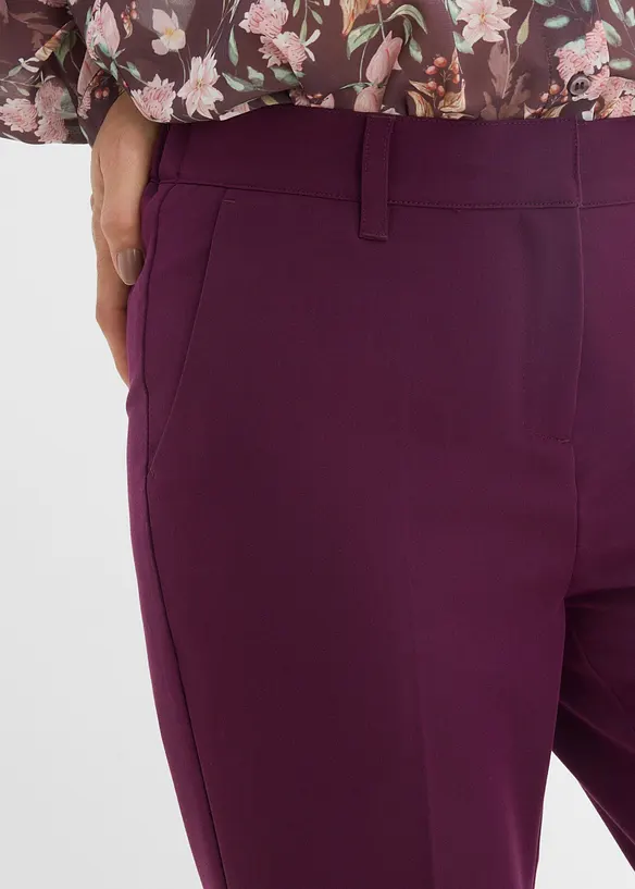 Pantaloni svasati con piega stirata, bonprix