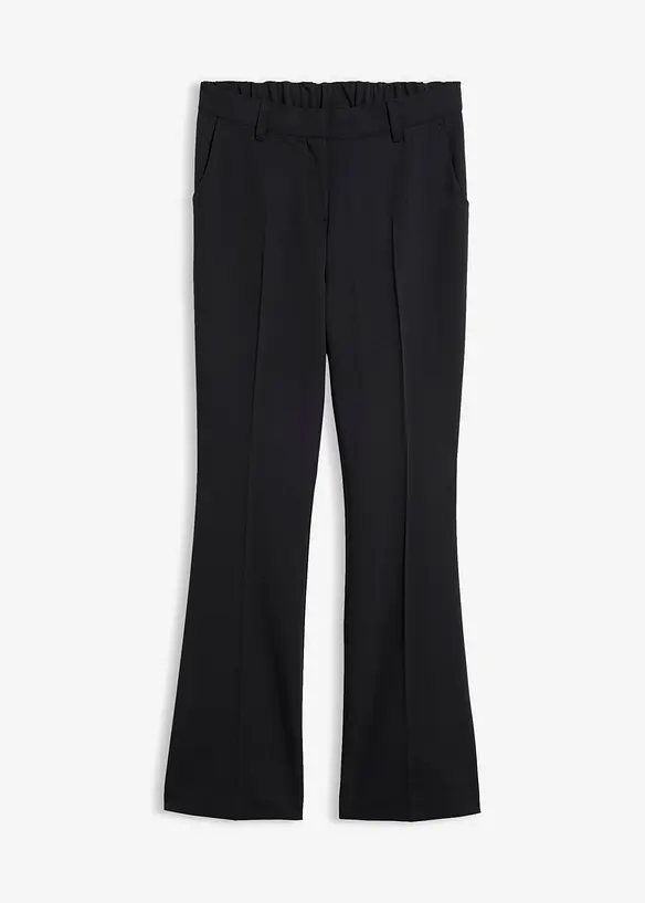 Pantaloni svasati con piega stirata, bonprix