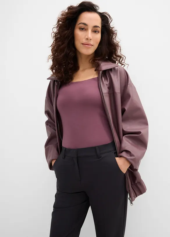 Pantaloni svasati con piega stirata, bonprix