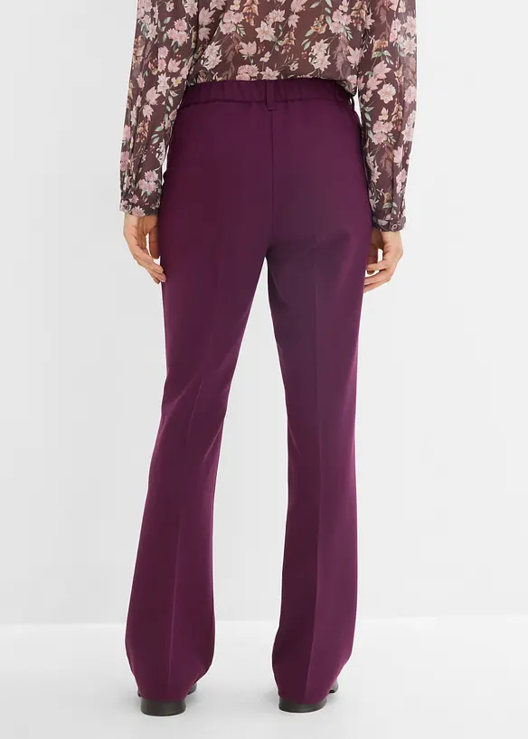 Pantaloni svasati con piega stirata, bonprix