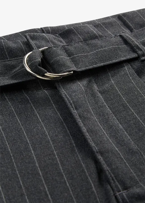 Pantaloni larghi con pinces, bonprix
