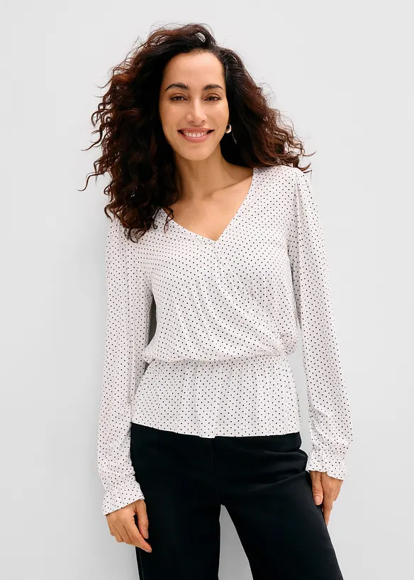 Maglia a maniche lunghe in viscosa morbida, bonprix