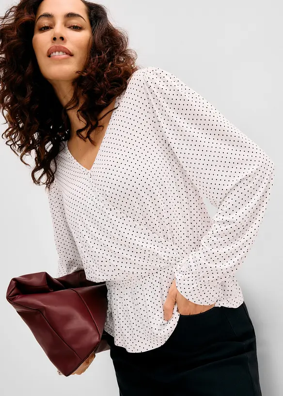 Maglia a maniche lunghe in viscosa morbida, bonprix