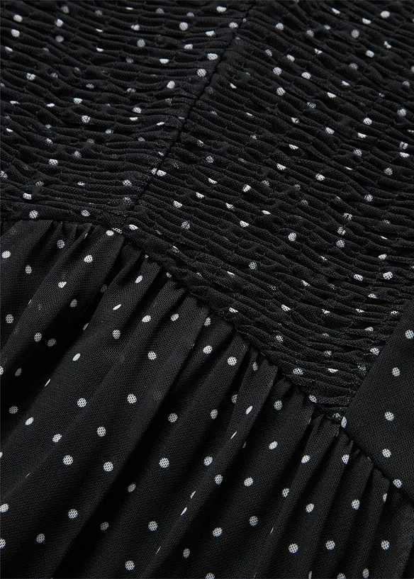 Abito in jersey con  fine mesh, bonprix