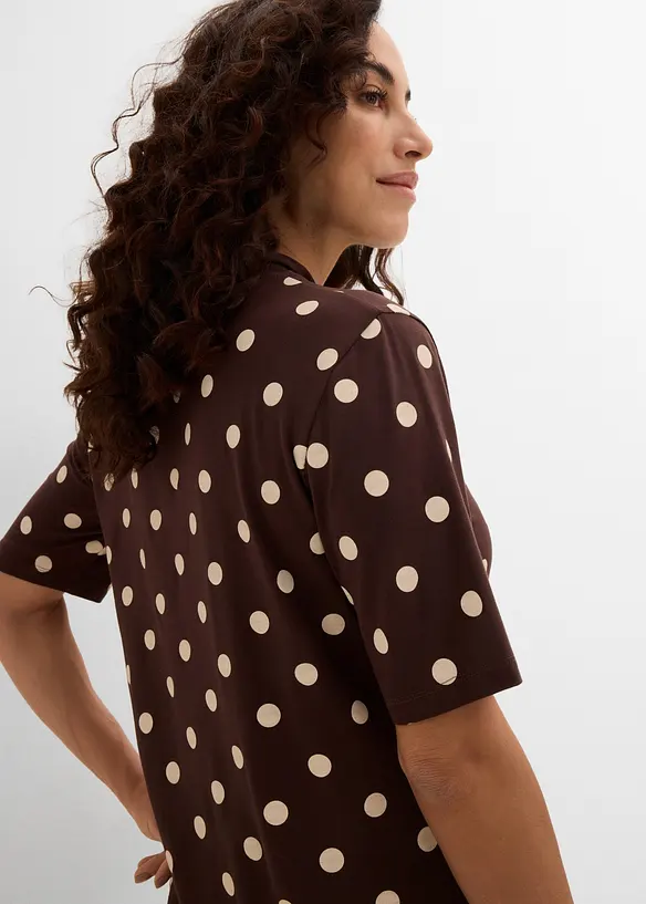 Maglia con fiocco al collo, bonprix