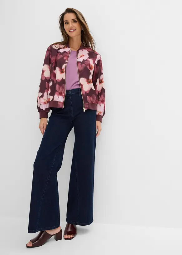 Bomber in satin fluido, bonprix