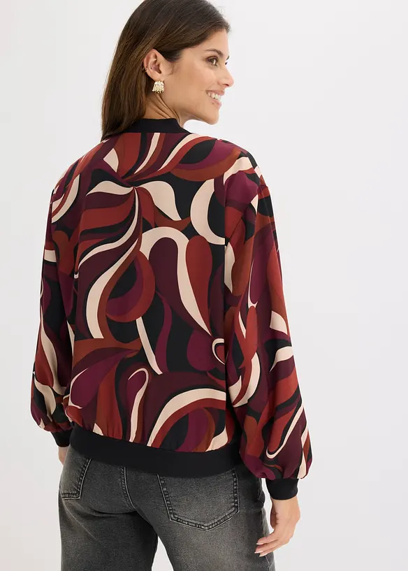 Bomber in satin fluido, bonprix
