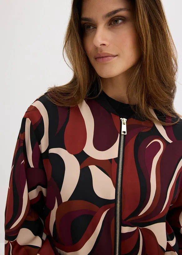 Bomber in satin fluido, bonprix