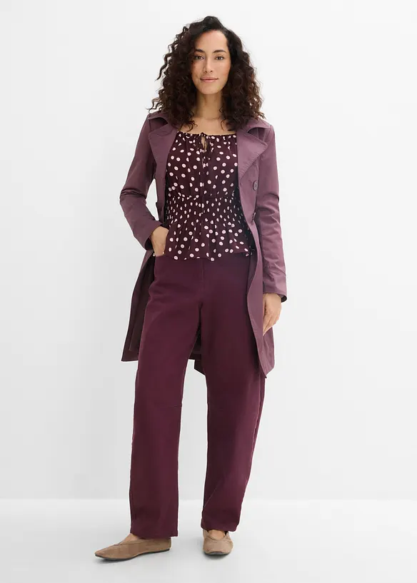 Blusa in satin fluido, bonprix