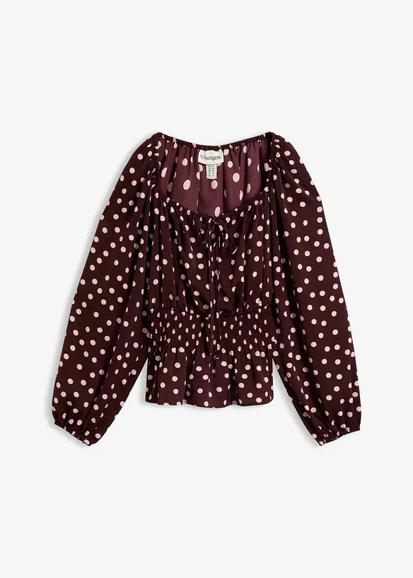 Blusa in satin fluido, bonprix
