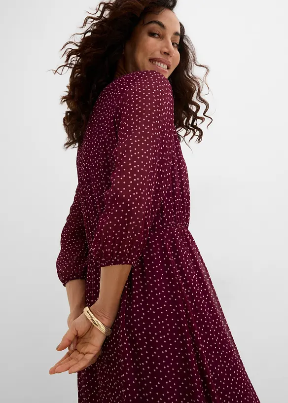 Abito lungo in chiffon, bonprix