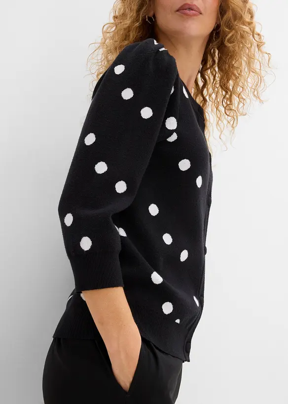 Cardigan in misto viscosa fine, bonprix