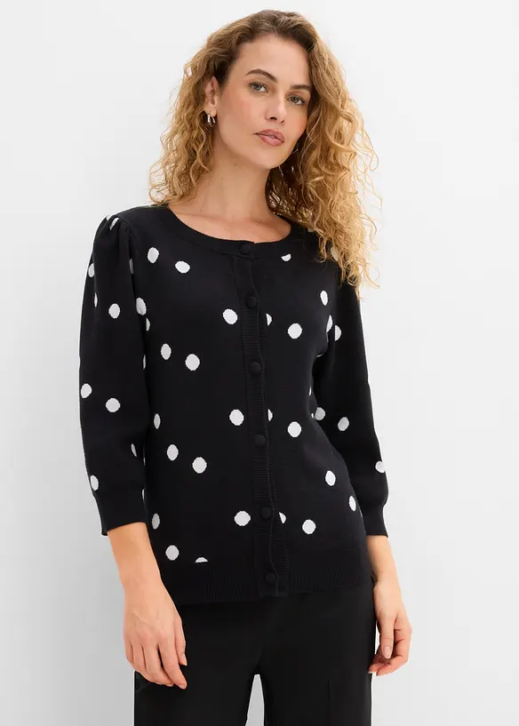Cardigan in misto viscosa fine, bonprix