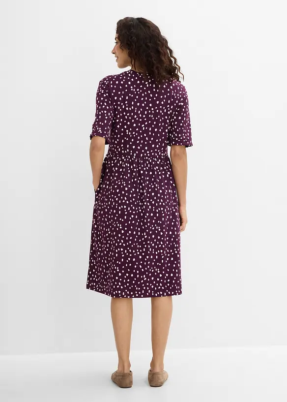 Abito in maglina di misto cotone ed elastan, bonprix