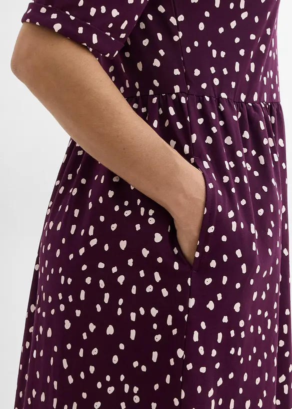Abito in maglina di misto cotone ed elastan, bonprix