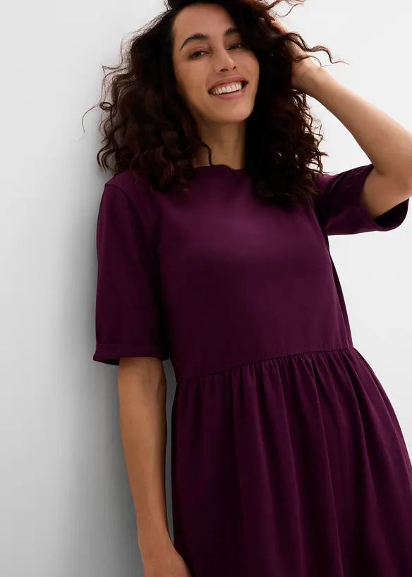 Abito in maglina di misto cotone ed elastan, bonprix