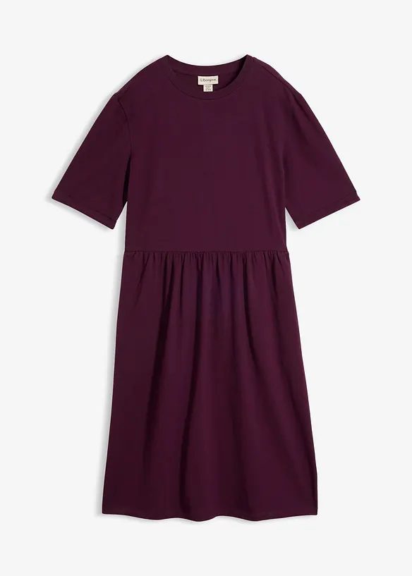 Abito in maglina di misto cotone ed elastan, bonprix