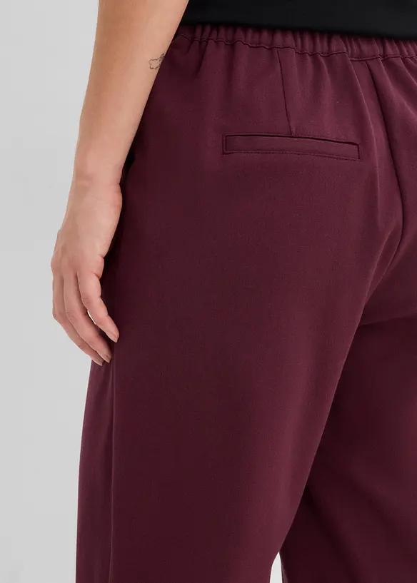 Pantaloni cropped con viscosa, bonprix