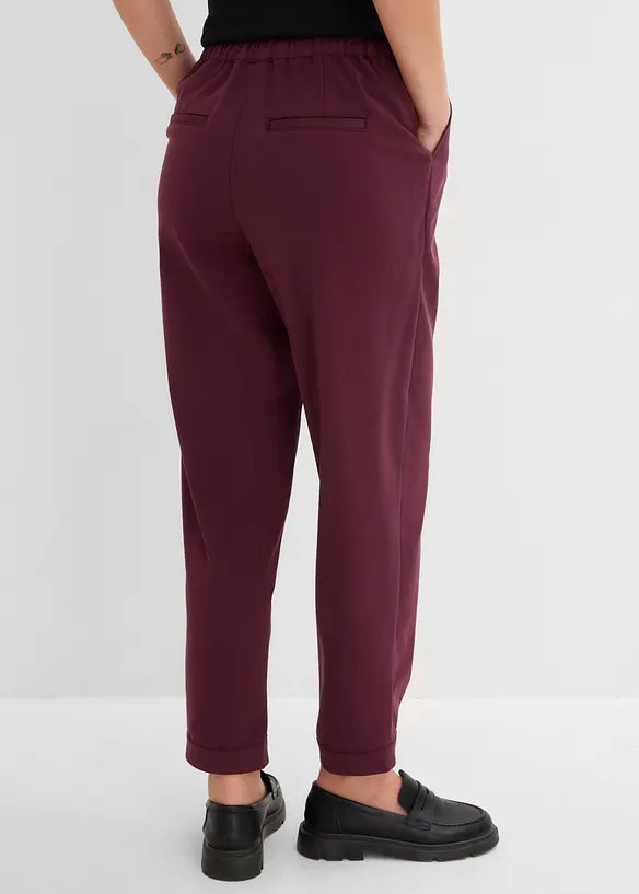 Pantaloni cropped con viscosa, bonprix