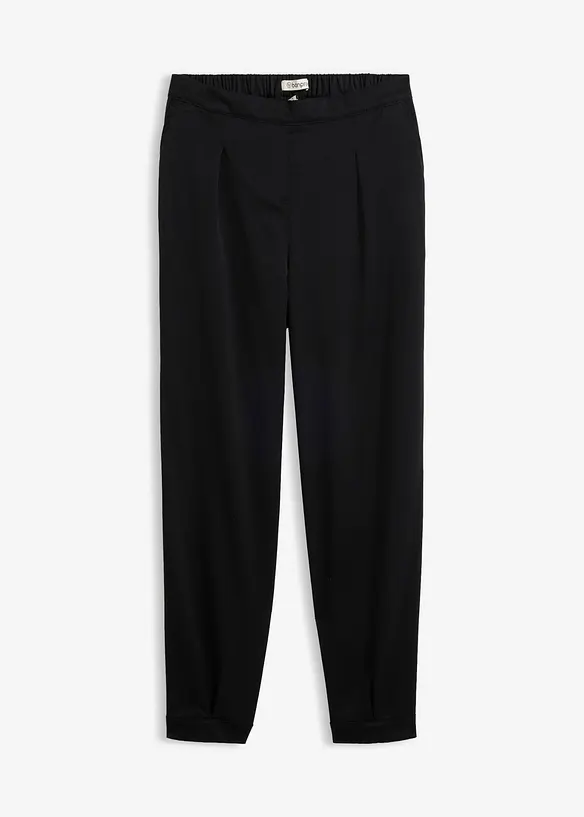 Pantaloni cropped con viscosa, bonprix