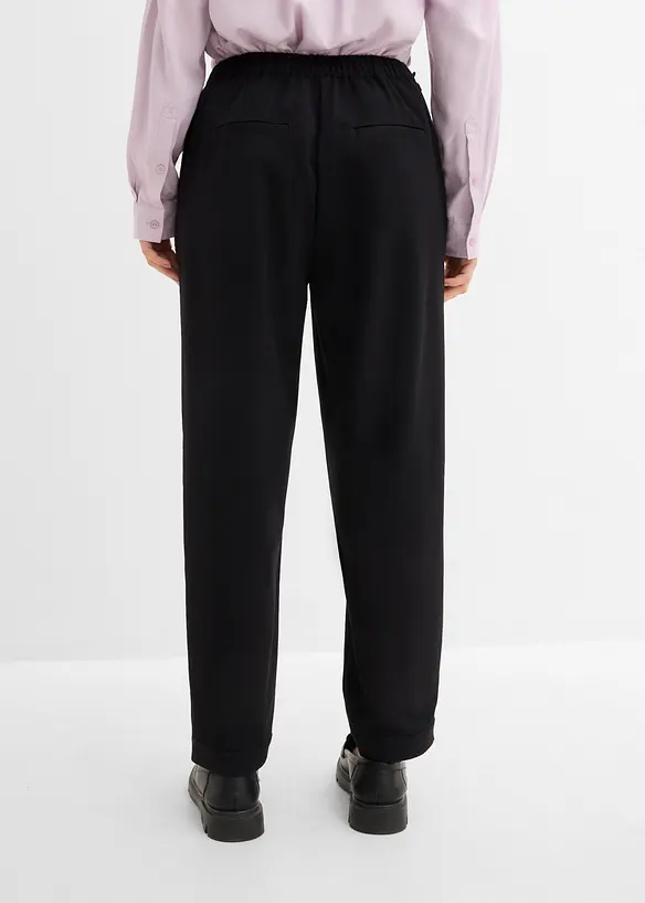 Pantaloni cropped con viscosa, bonprix