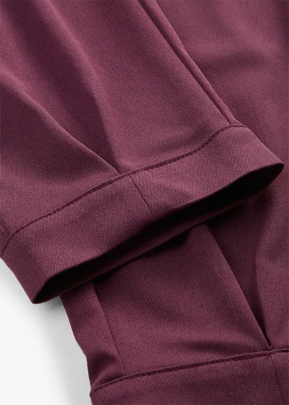Pantaloni cropped con viscosa, bonprix