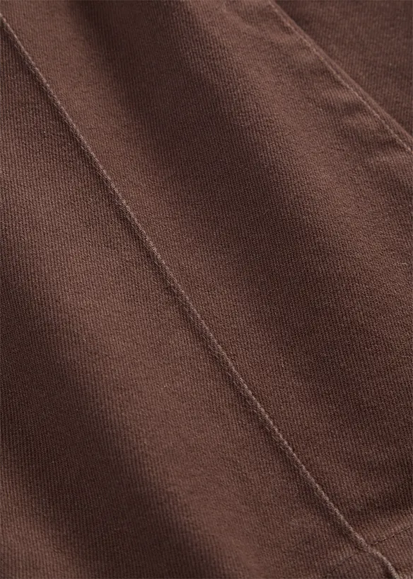 Pantaloni in twill di cotone elasticizzato, bonprix