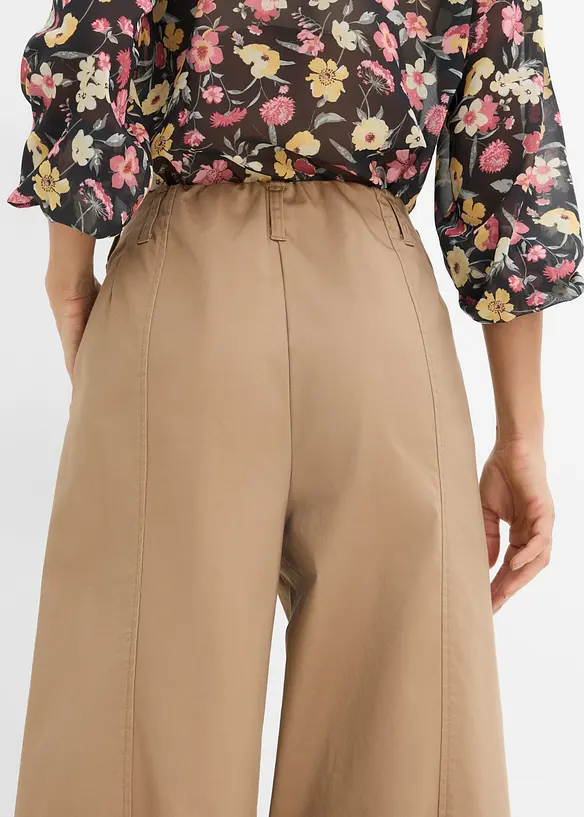 Pantaloni barrel in twill, bonprix