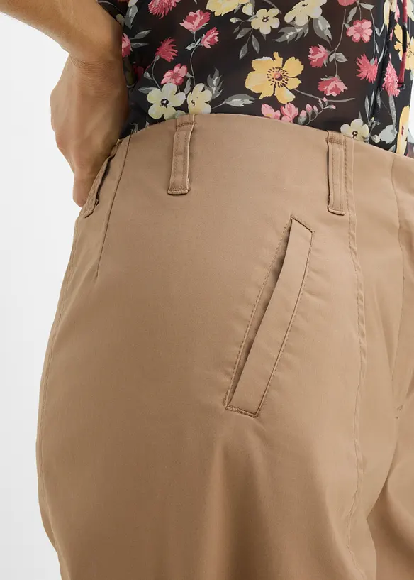 Pantaloni barrel in twill, bonprix