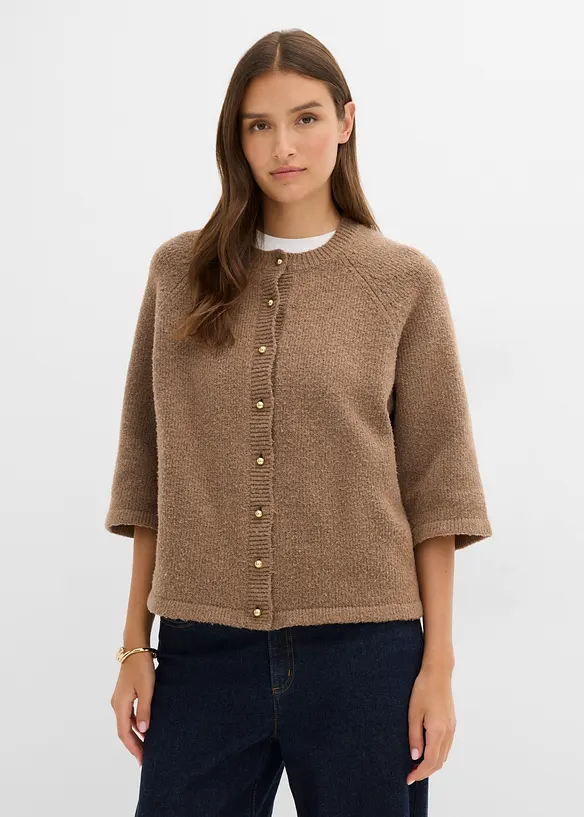Cardigan con maniche a 3/4, bonprix