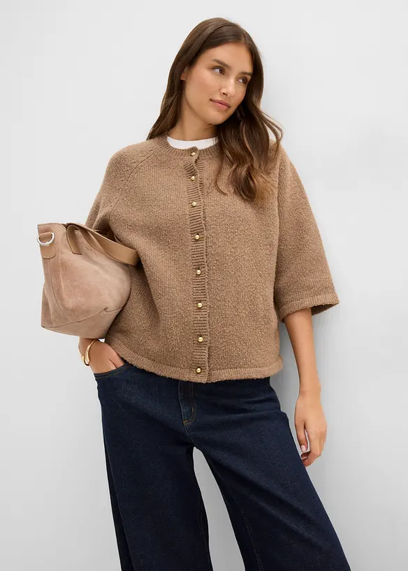 Cardigan con maniche a 3/4, bonprix
