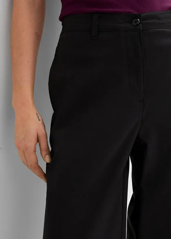 Pantaloni in bengalina elasticizzata, bonprix
