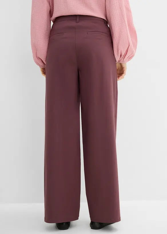 Pantaloni in bengalina elasticizzata, bonprix