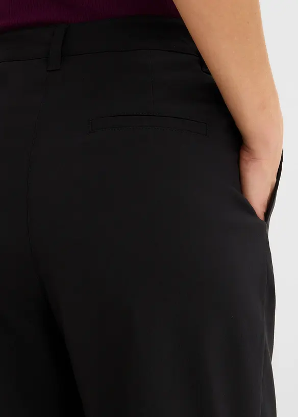 Pantaloni in bengalina elasticizzata, bonprix