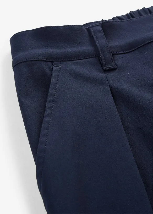 Pantaloni con pinces in bengalina elasticizzata, bonprix