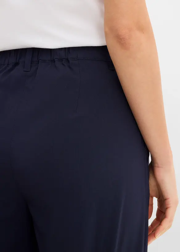 Pantaloni con pinces in bengalina elasticizzata, bonprix