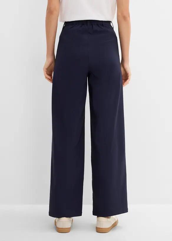 Pantaloni con pinces in bengalina elasticizzata, bonprix