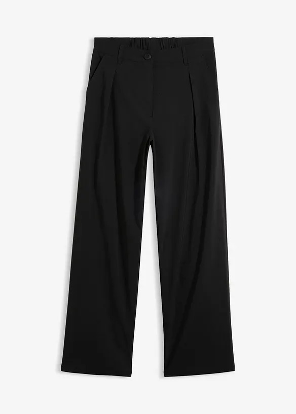 Pantaloni con pinces in bengalina elasticizzata, bonprix