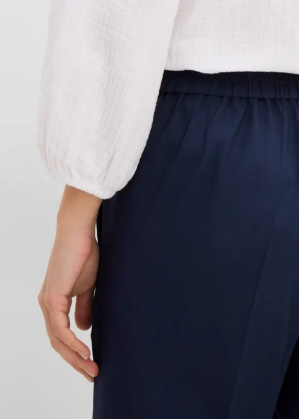 Pantaloni cropped in bengalina di misto viscosa, bonprix