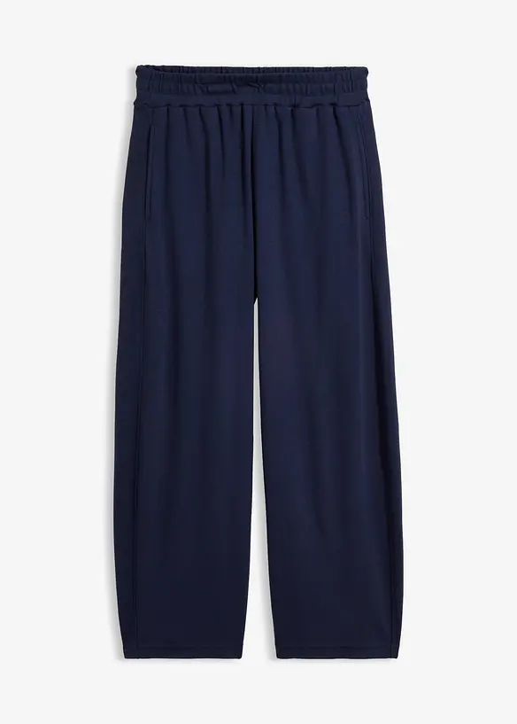 Pantaloni in jersey interlock di cotone., bonprix