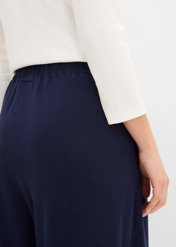 Pantaloni in jersey interlock di cotone., bonprix