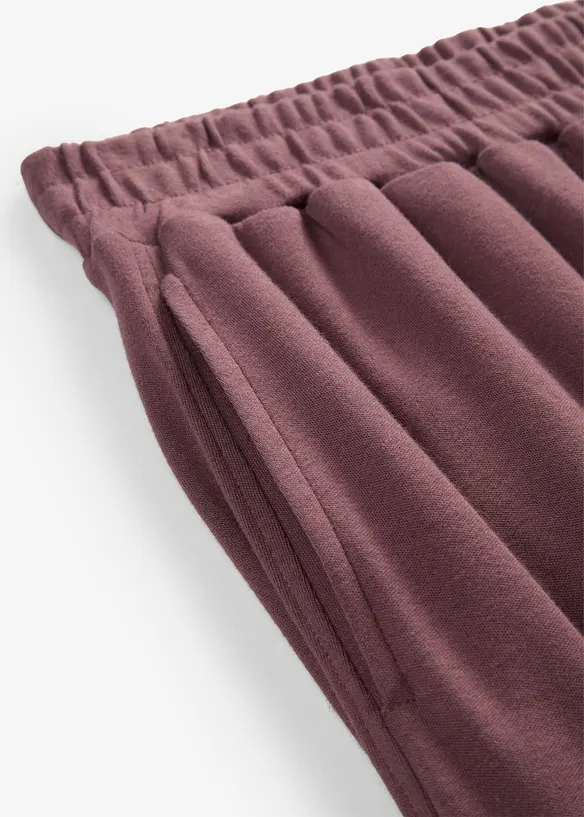 Pantaloni in jersey interlock di cotone., bonprix