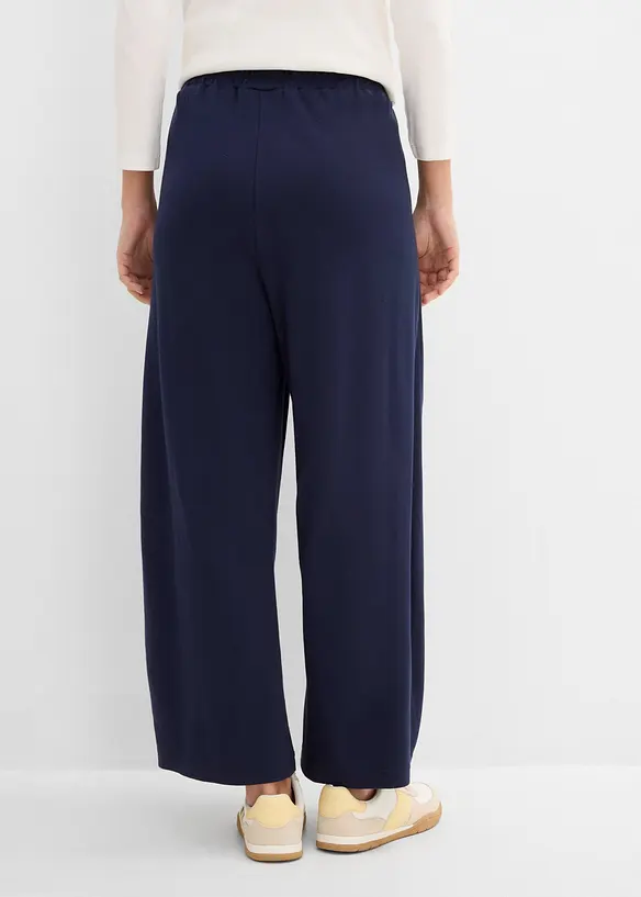 Pantaloni in jersey interlock di cotone., bonprix