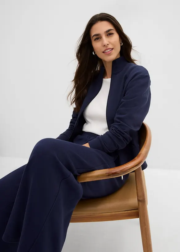 Pantaloni in jersey interlock di cotone., bonprix