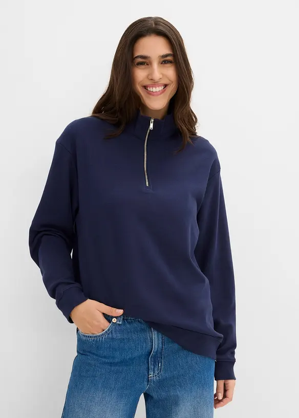 Maglia in cotone interlock, bonprix