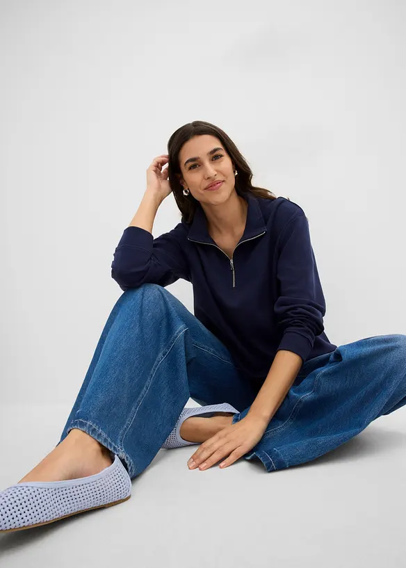Maglia in cotone interlock, bonprix