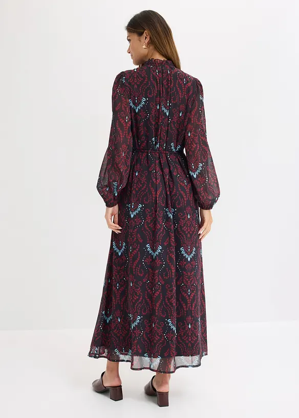 Abito  svasato in chiffon, bonprix