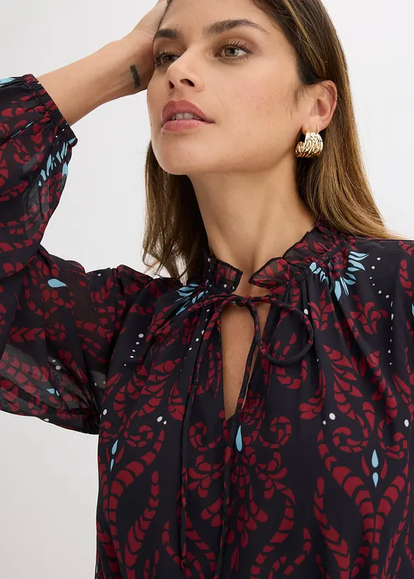 Abito  svasato in chiffon, bonprix