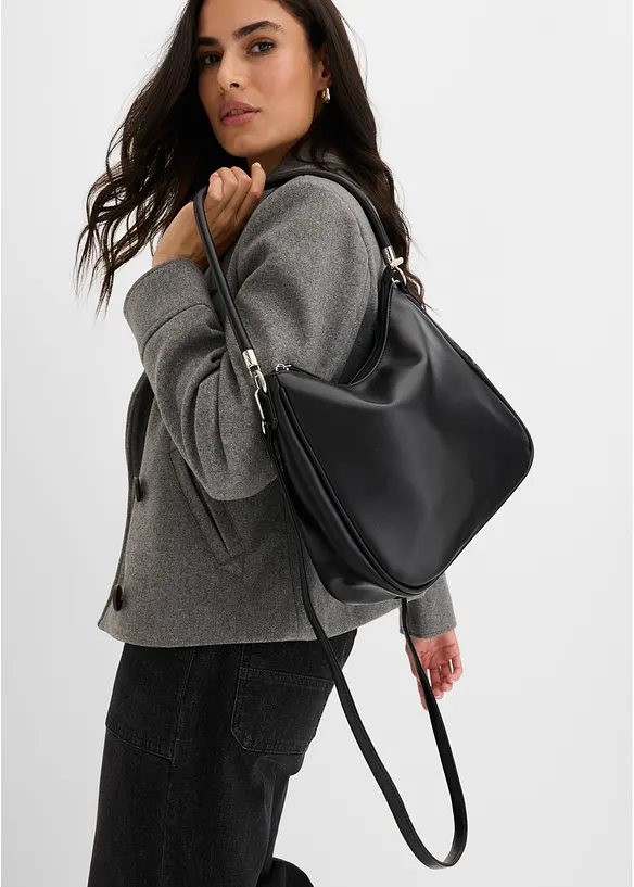 Borsa a mano con dettagli in metallo, bonprix