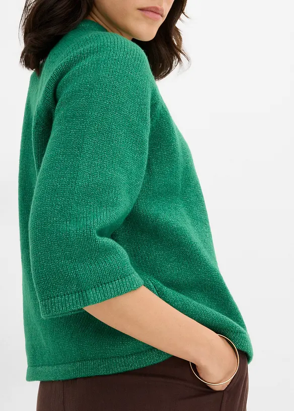 T-shirt in maglia oversize, bonprix